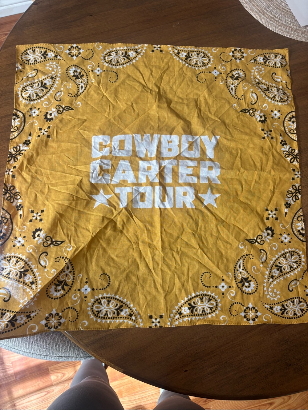 Cowboy Carter Tour Yellow Bandana